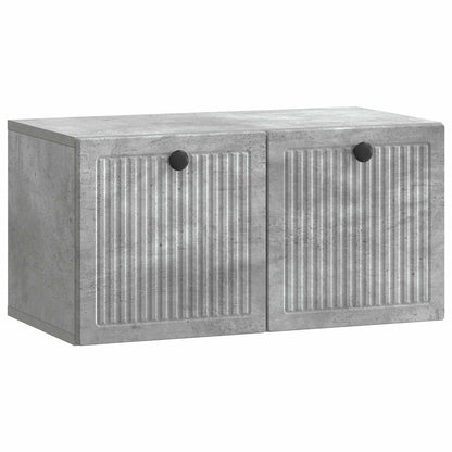 Wall-Mounted TV Cabinet Concrete Grey 59.5 x 31 x 30 cm