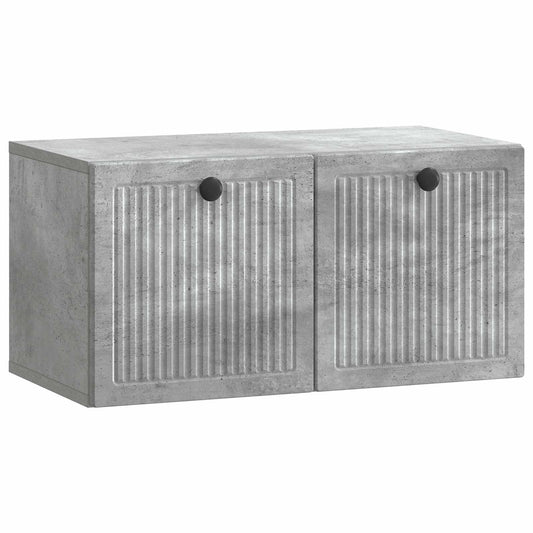 Wall-Mounted TV Cabinet Concrete Grey 59.5 x 31 x 30 cm