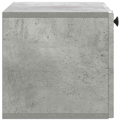 Wall-Mounted TV Cabinet Concrete Grey 59.5 x 31 x 30 cm