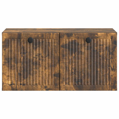 Wall-Mounted TV Cabinet Smoked Oak 59.5 x 31 x 30 cm