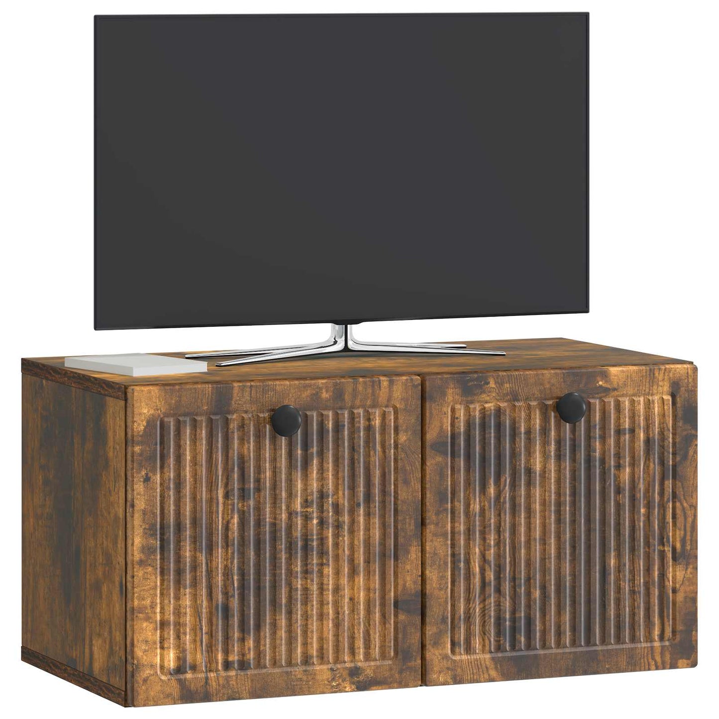 Wall-Mounted TV Cabinet Smoked Oak 59.5 x 31 x 30 cm