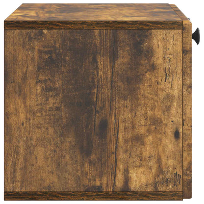 Wall-Mounted TV Cabinet Smoked Oak 59.5 x 31 x 30 cm