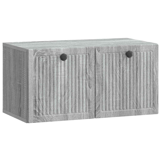 Wall-Mounted TV Cabinet Grey Sonoma 59.5 x 31 x 30 cm