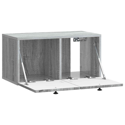 Wall-Mounted TV Cabinet Grey Sonoma 59.5 x 31 x 30 cm