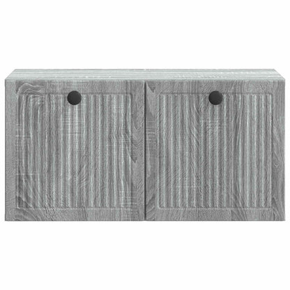 Wall-Mounted TV Cabinet Grey Sonoma 59.5 x 31 x 30 cm