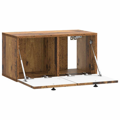 Wall-Mounted TV Cabinet Wall-mounted Old Wood 59.5 x 31 x 30 cm