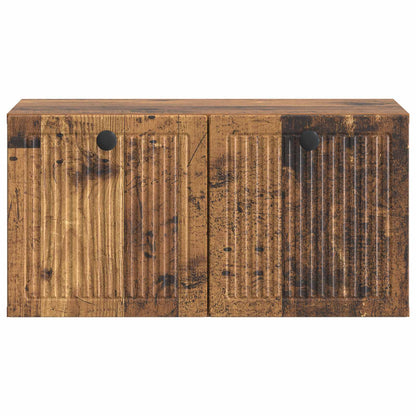 Wall-Mounted TV Cabinet Wall-mounted Old Wood 59.5 x 31 x 30 cm