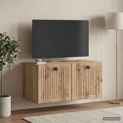 Wall-Mounted TV Cabinet Artisan Oak 59.5 x 31 x 30 cm