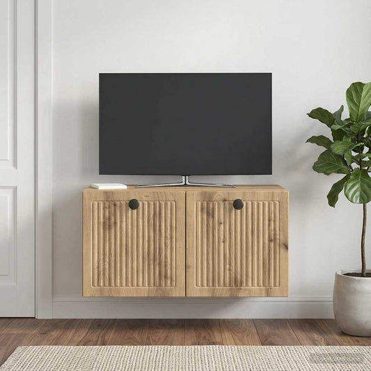 Wall-Mounted TV Cabinet Artisan Oak 59.5 x 31 x 30 cm