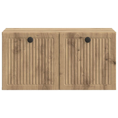 Wall-Mounted TV Cabinet Artisan Oak 59.5 x 31 x 30 cm