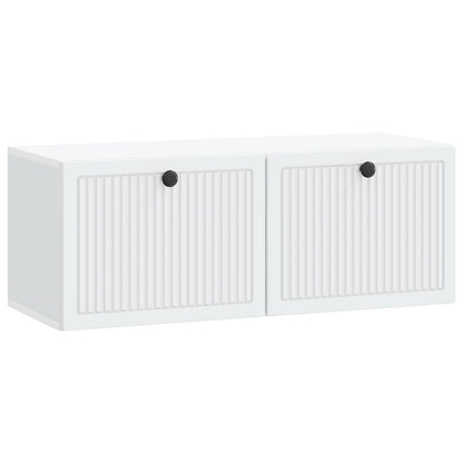 Wall-Mounted TV Cabinet White 78.5 x 31 x 30 cm Engineered Wood