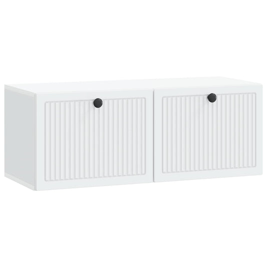 Wall-Mounted TV Cabinet White 78.5 x 31 x 30 cm Engineered Wood