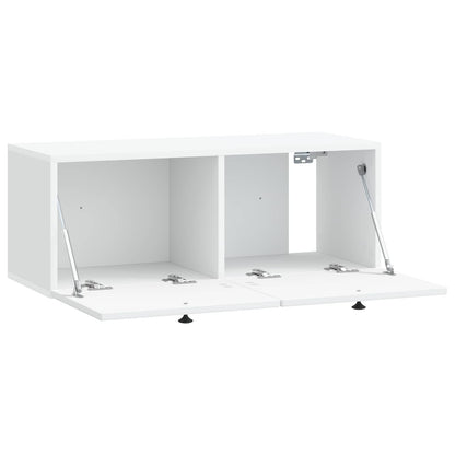 Wall-Mounted TV Cabinet White 78.5 x 31 x 30 cm Engineered Wood