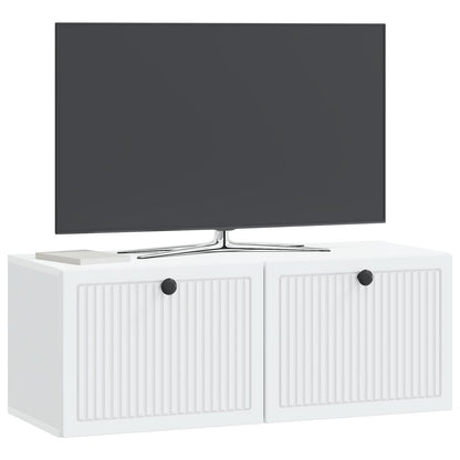 Wall-Mounted TV Cabinet White 78.5 x 31 x 30 cm Engineered Wood