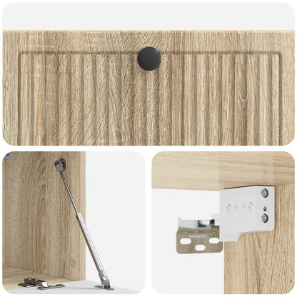 Wall-Mounted TV Cabinet Sonoma Oak 78.5 x 31 x 30 cm