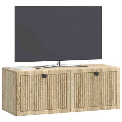 Wall-Mounted TV Cabinet Sonoma Oak 78.5 x 31 x 30 cm