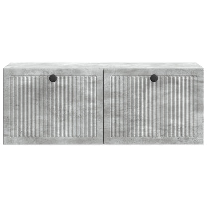 Wall-Mounted TV Cabinet Concrete Grey 78.5 x 31 x 30 cm
