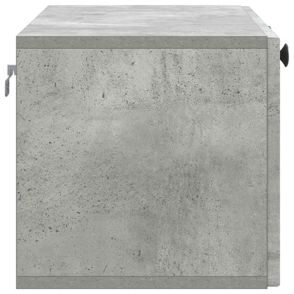 Wall-Mounted TV Cabinet Concrete Grey 78.5 x 31 x 30 cm