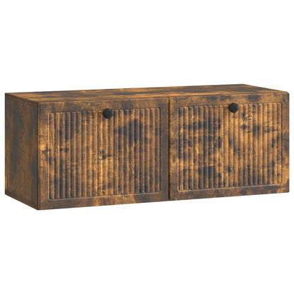 Wall-Mounted TV Cabinet Smoked Oak 78.5 x 31 x 30 cm