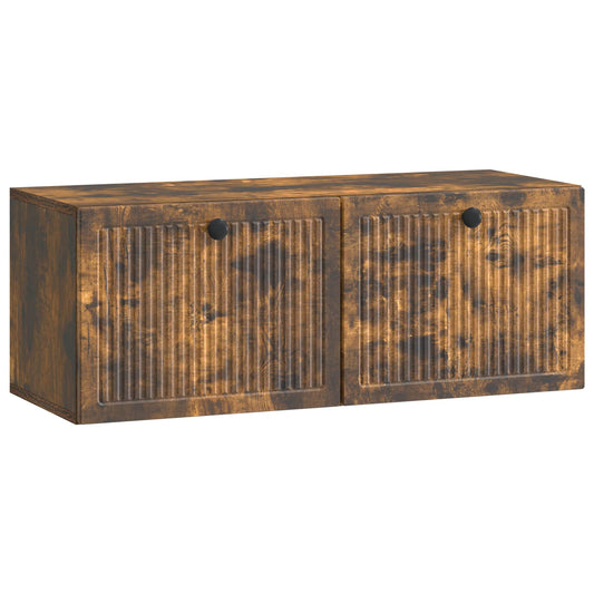 Wall-Mounted TV Cabinet Smoked Oak 78.5 x 31 x 30 cm