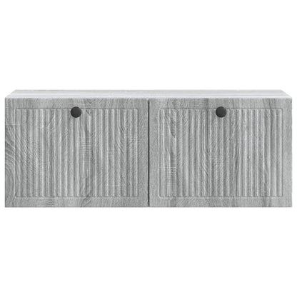 Wall-Mounted TV Cabinet Grey Sonoma 78.5 x 31 x 30 cm