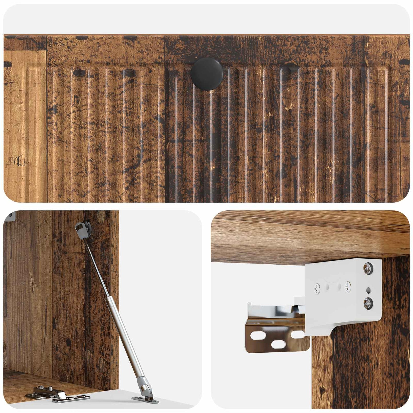 Wall-Mounted TV Cabinet Wall-mounted Old Wood 78.5 x 31 x 30 cm