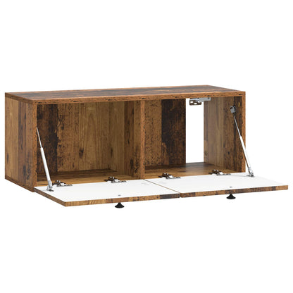 Wall-Mounted TV Cabinet Wall-mounted Old Wood 78.5 x 31 x 30 cm