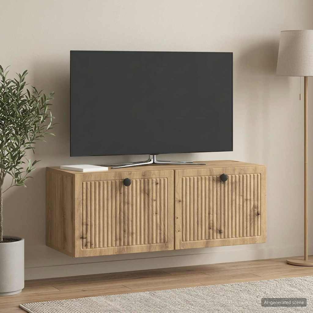 Wall-Mounted TV Cabinet Artisan Oak 78.5 x 31 x 30 cm