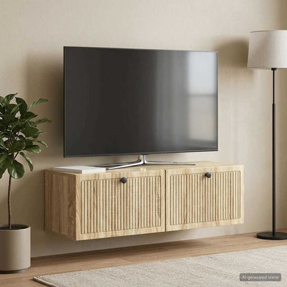 Wall-Mounted TV Cabinet Wall-mounted Sonoma Oak 98 x 31 x 30 cm