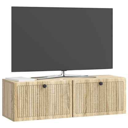 Wall-Mounted TV Cabinet Wall-mounted Sonoma Oak 98 x 31 x 30 cm