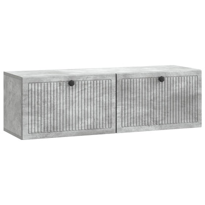 Wall-Mounted TV Cabinet Concrete Grey 98 x 31 x 30 cm