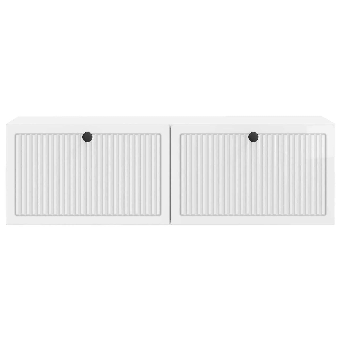 Wall-Mounted TV Cabinet High Gloss White 98 x 31 x 30 cm