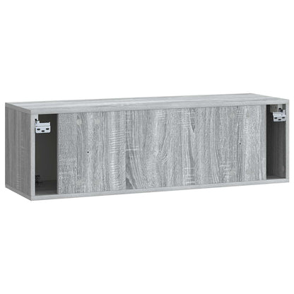 Wall-Mounted TV Cabinet Grey Sonoma 98 x 31 x 30 cm