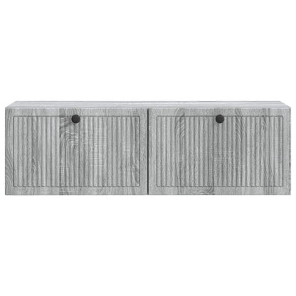 Wall-Mounted TV Cabinet Grey Sonoma 98 x 31 x 30 cm