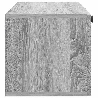 Wall-Mounted TV Cabinet Grey Sonoma 98 x 31 x 30 cm