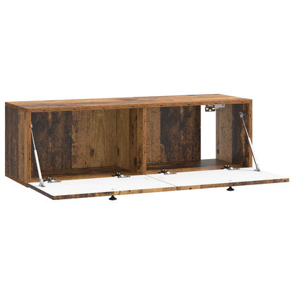 Wall-Mounted TV Cabinet Wall-mounted Old Wood 98 x 31 x 30 cm