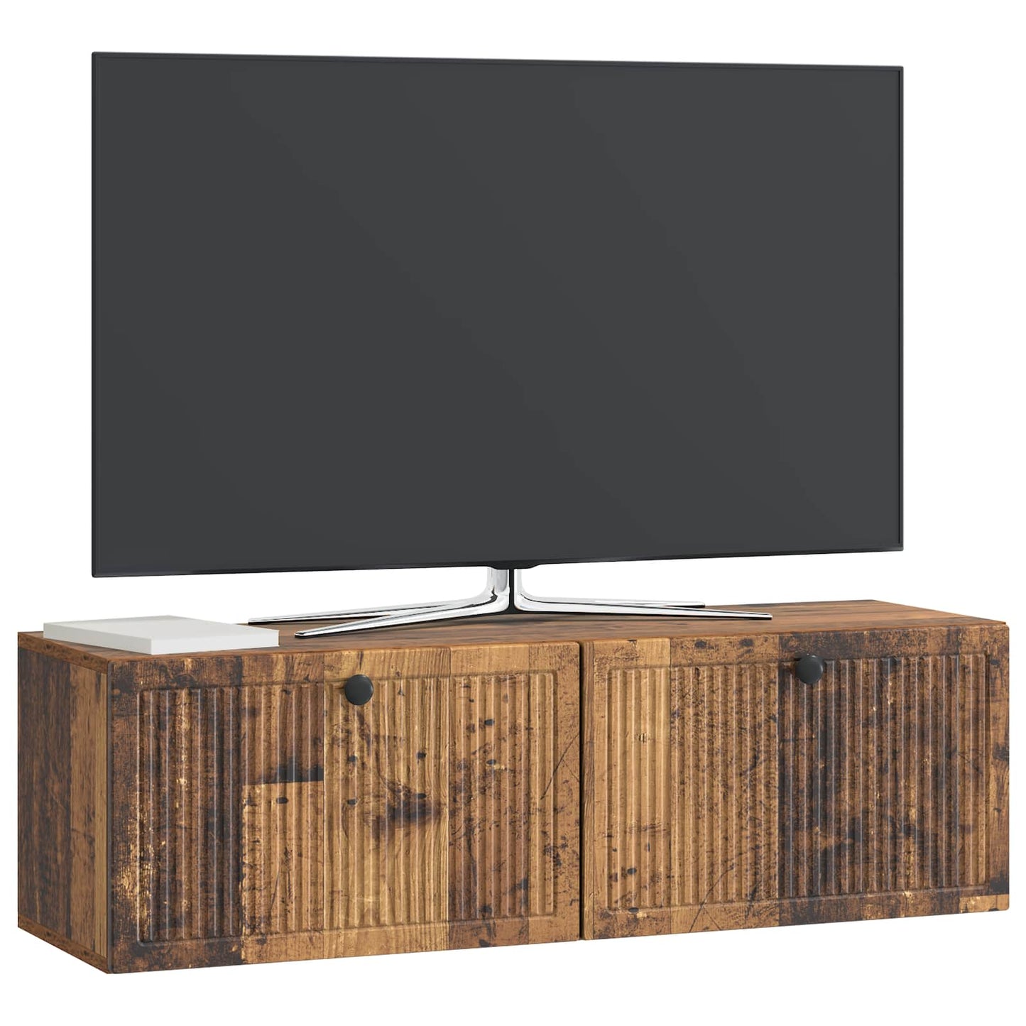 Wall-Mounted TV Cabinet Wall-mounted Old Wood 98 x 31 x 30 cm