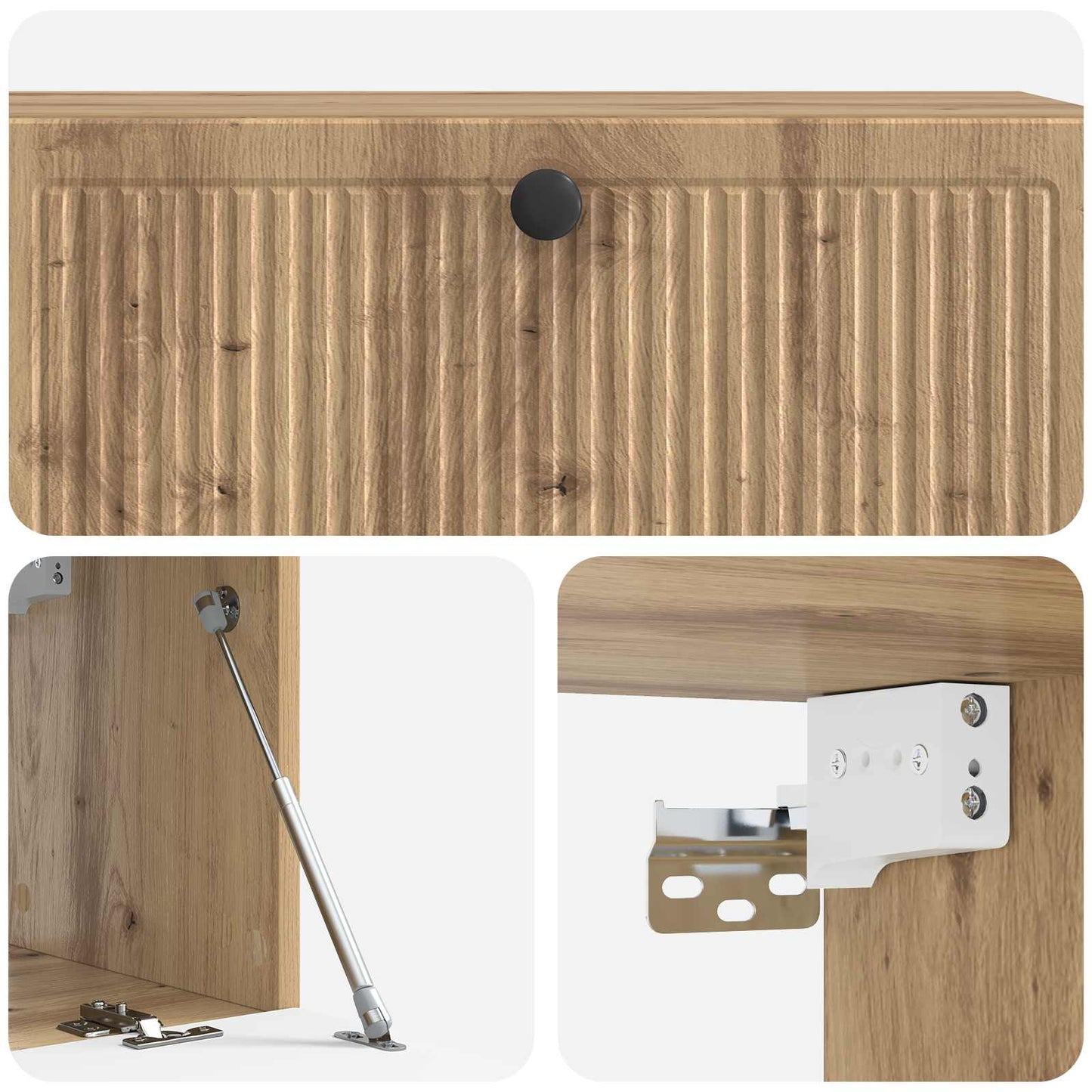 Wall-Mounted TV Cabinet Artisan Oak 98 x 31 x 30 cm