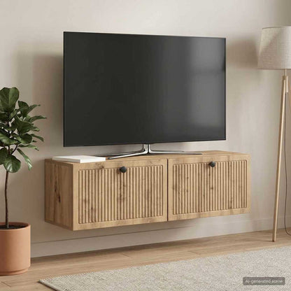 Wall-Mounted TV Cabinet Artisan Oak 98 x 31 x 30 cm