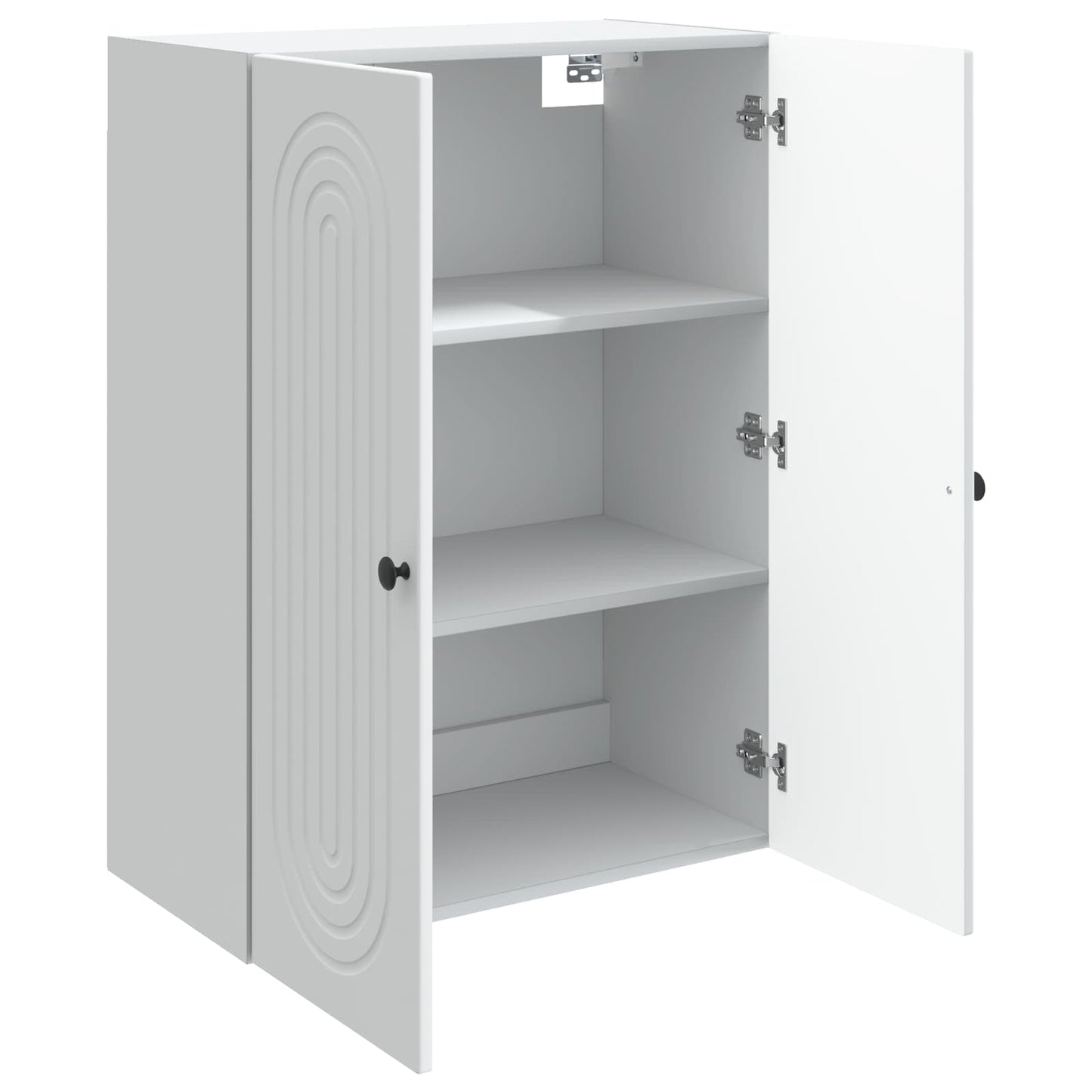 Wall-Mounted Cabinet White 66 x 34.5 x 90 cm Engineered Wood