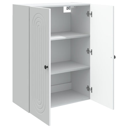 Wall-Mounted Cabinet White 66 x 34.5 x 90 cm Engineered Wood