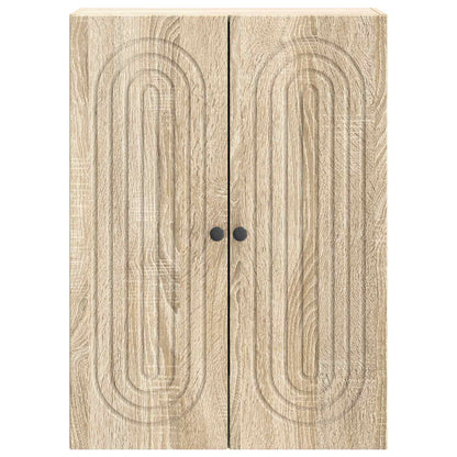 Wall-Mounted Cabinet Sonoma Oak 66 x 34.5 x 90 cm