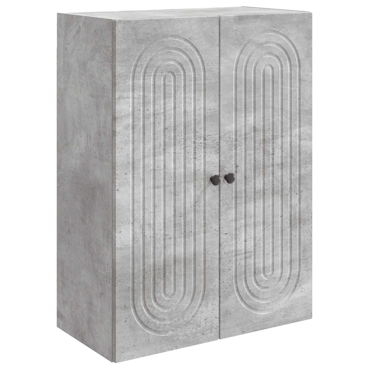 Wall-Mounted Cabinet Concrete Grey 66 x 34.5 x 90 cm