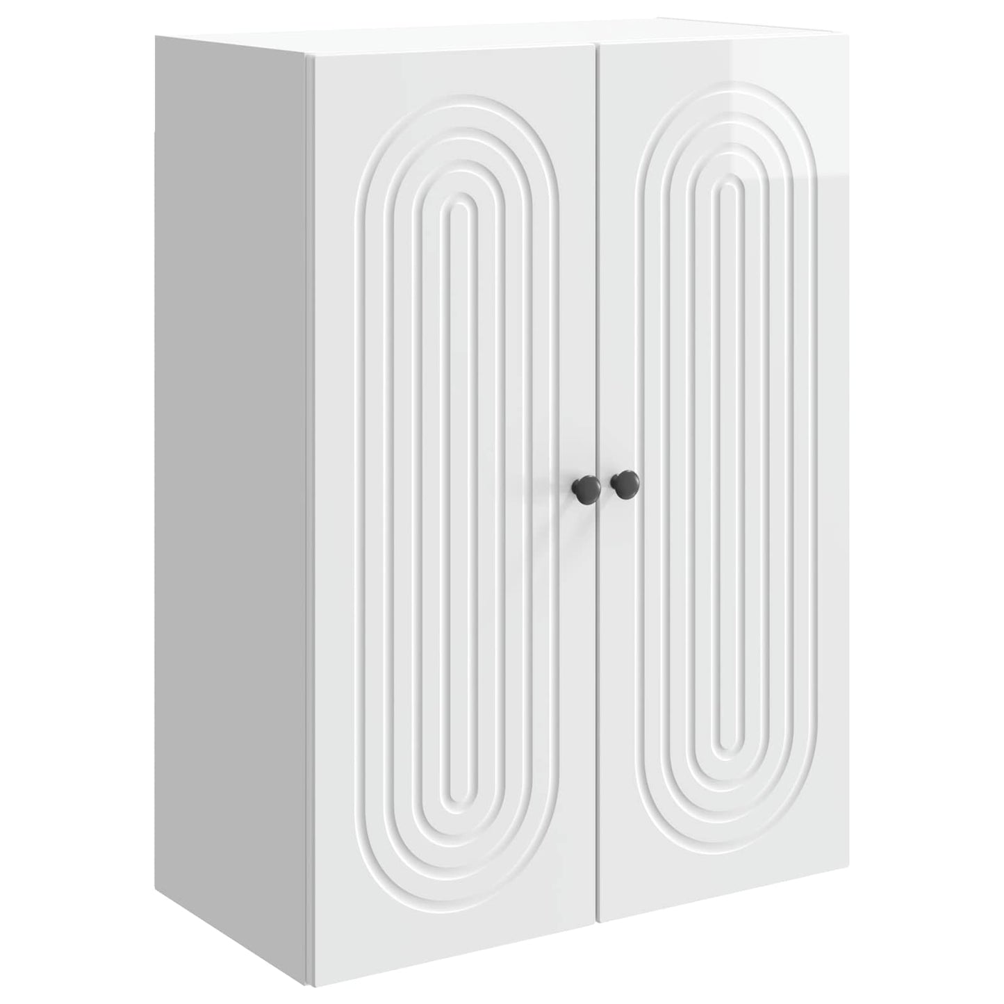 Wall-Mounted Cabinet High Gloss White 66 x 34.5 x 90 cm