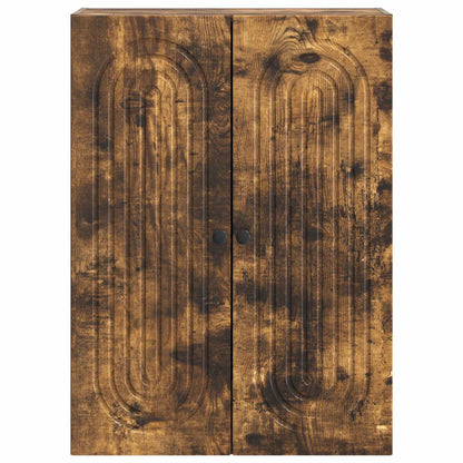 Wall-Mounted Cabinet Smoked Oak 66 x 34.5 x 90 cm