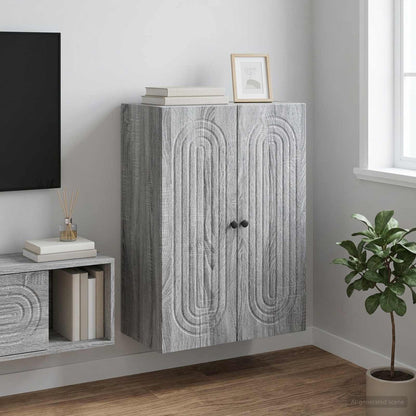 Wall-Mounted Cabinet Grey Sonoma 66 x 34.5 x 90 cm