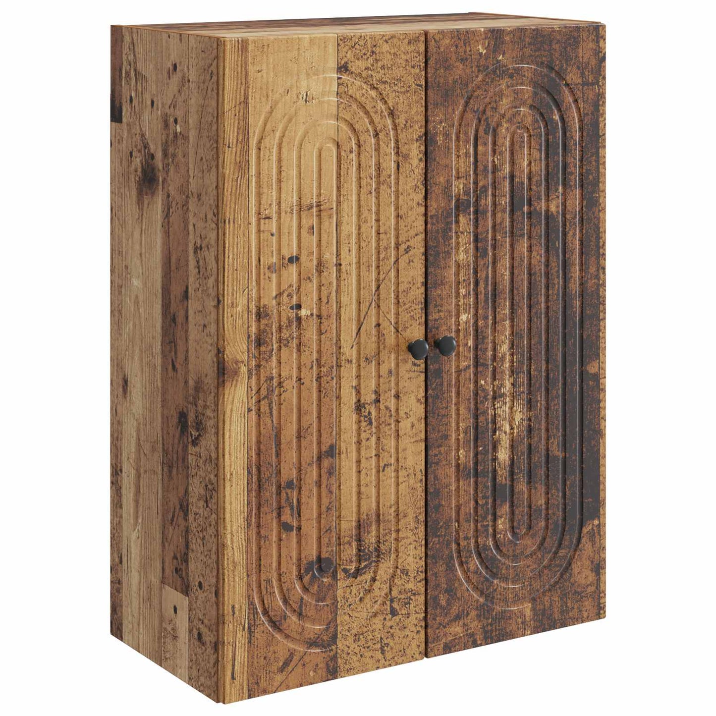 Wall-Mounted Cabinet Old Wood 66 x 34.5 x 90 cm Engineered Wood
