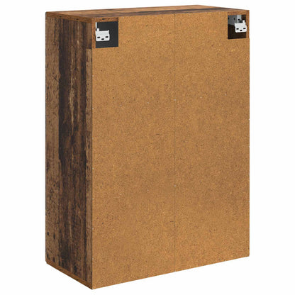 Wall-Mounted Cabinet Old Wood 66 x 34.5 x 90 cm Engineered Wood