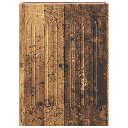 Wall-Mounted Cabinet Old Wood 66 x 34.5 x 90 cm Engineered Wood
