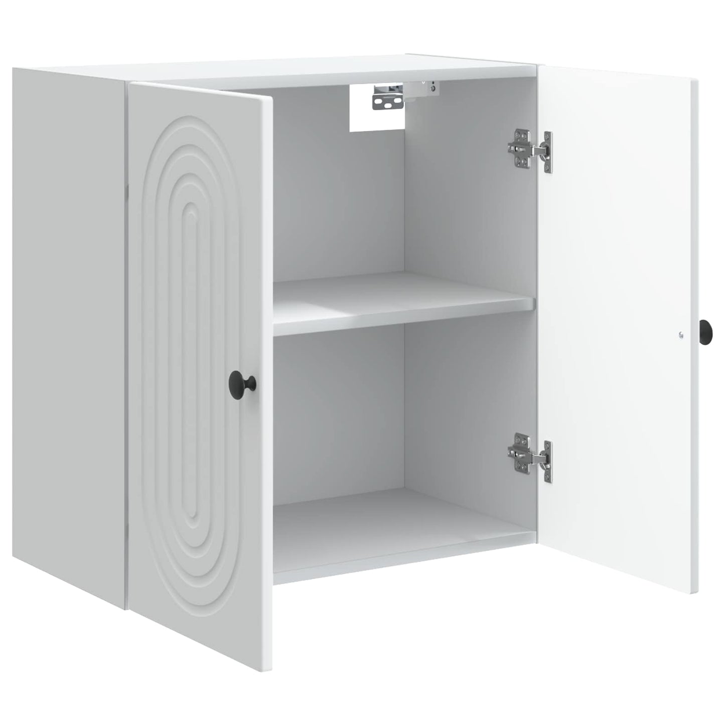 Wall-Mounted Cabinet White 59 x 31 x 60 cm Engineered Wood